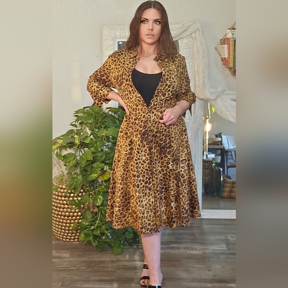Jones New York Cheetah Dress